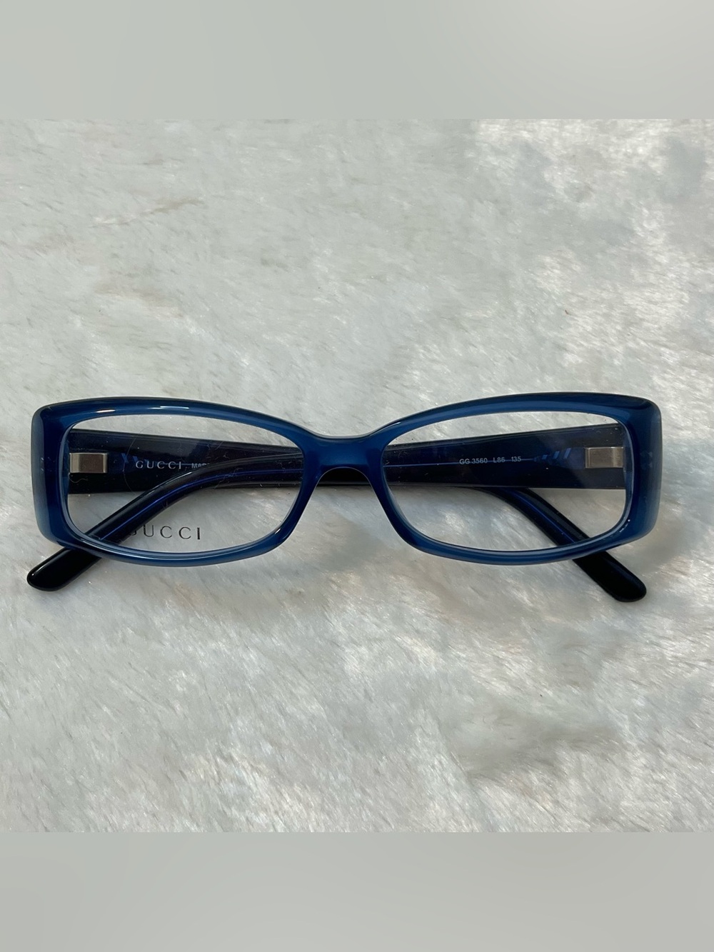 Gucci GG 3560 L86 Eyeglasses Blue GG Logo FRAMES